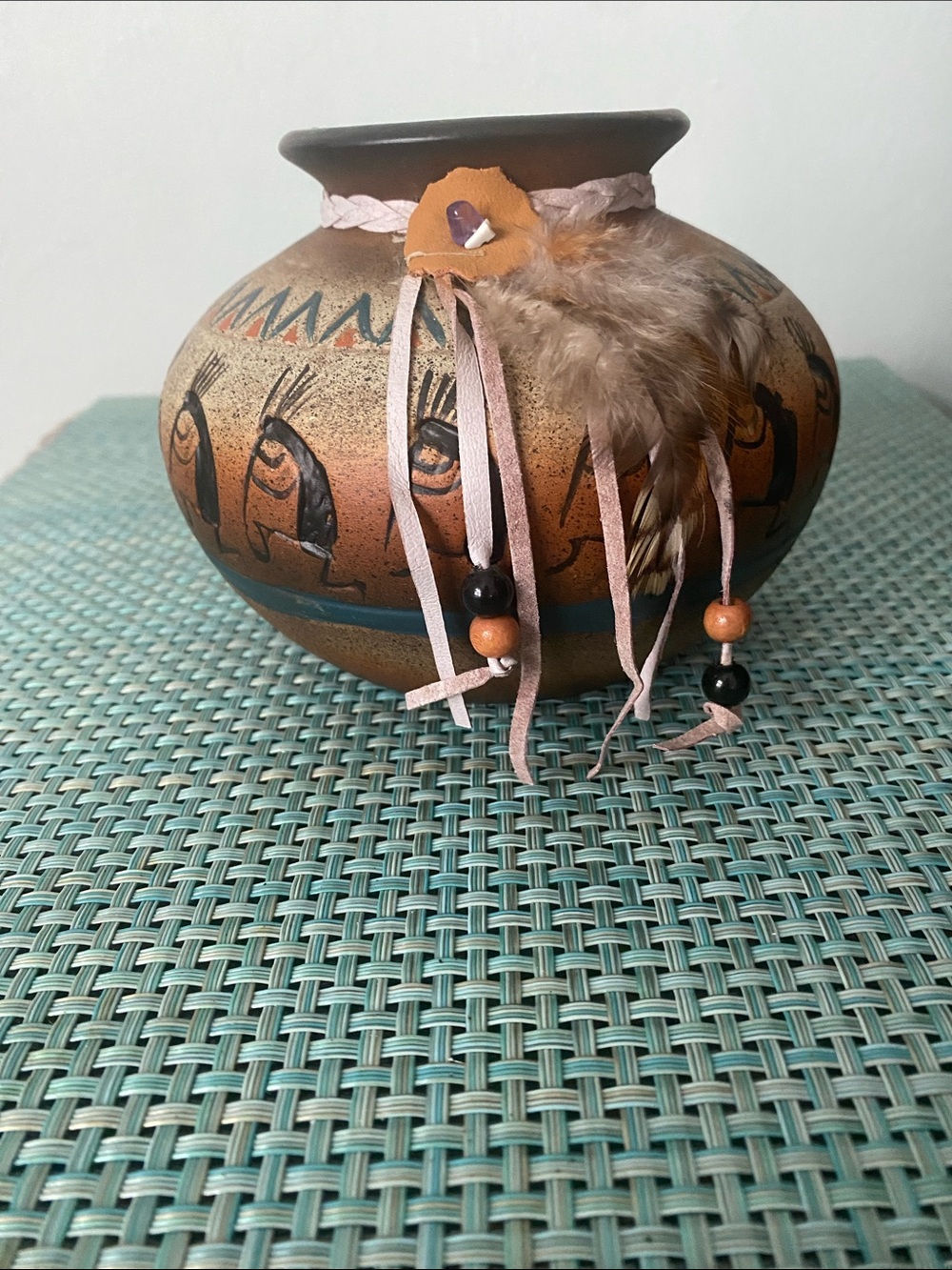 Southwest style pottery vase